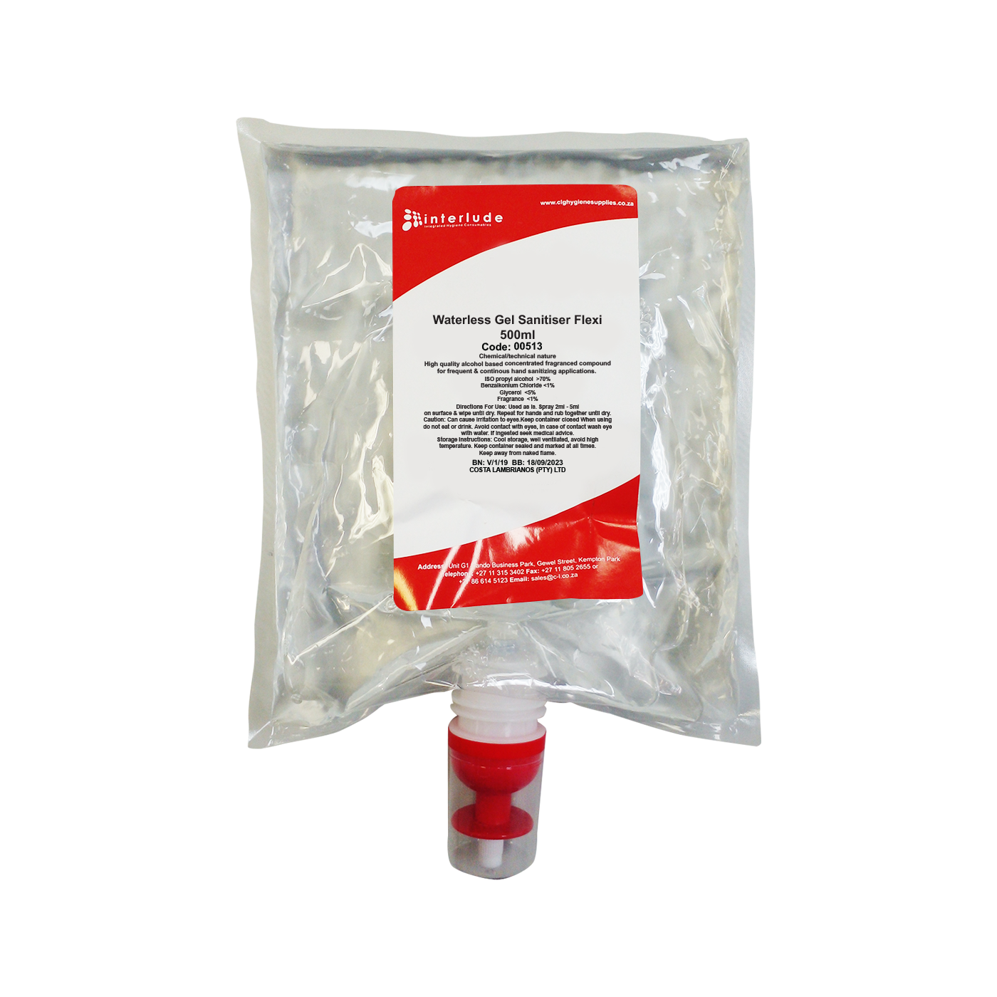 70% Gel Sanitiser 500ml