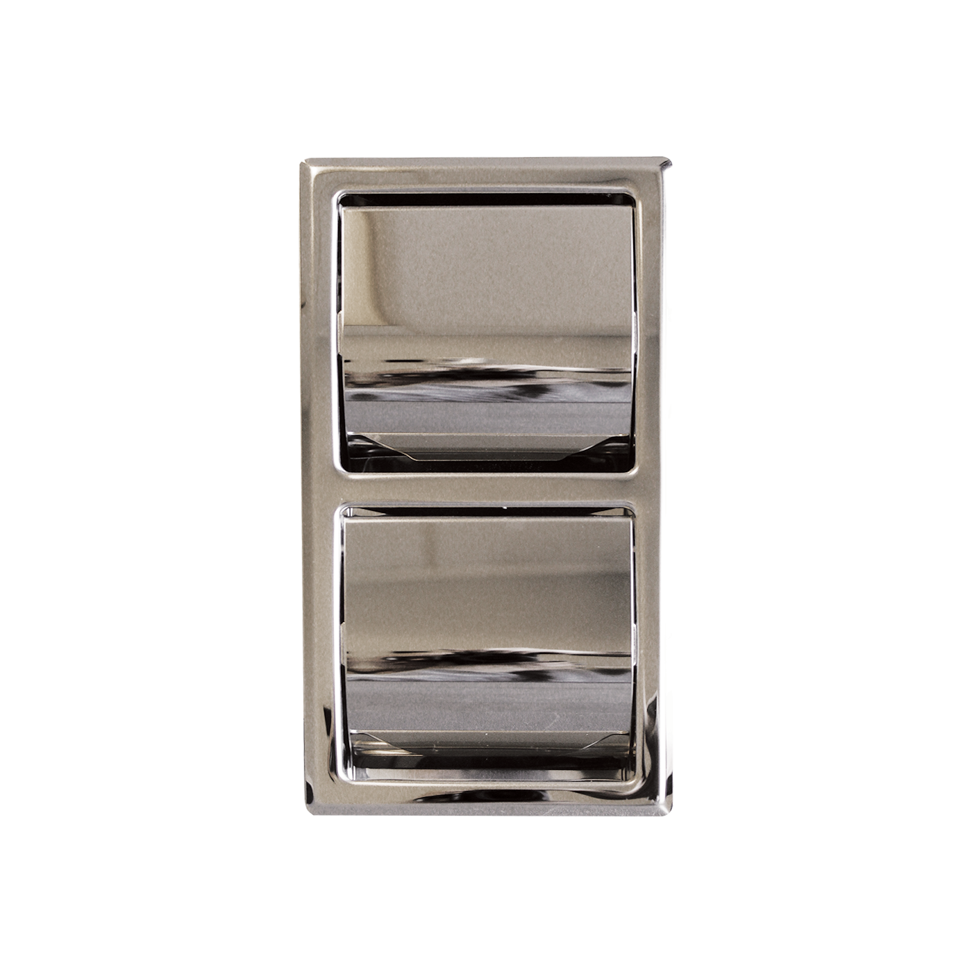 Classique Recessed Double Toilet Roll Holder