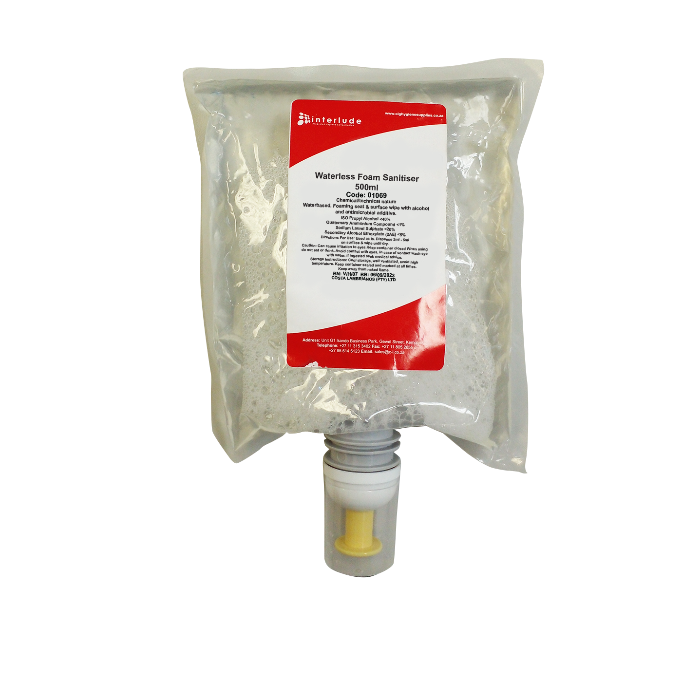 Foodsafe Foam Sanitiser 500ml